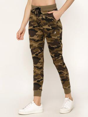 brown cotton track pants - 17488092 - Standard Image - 2