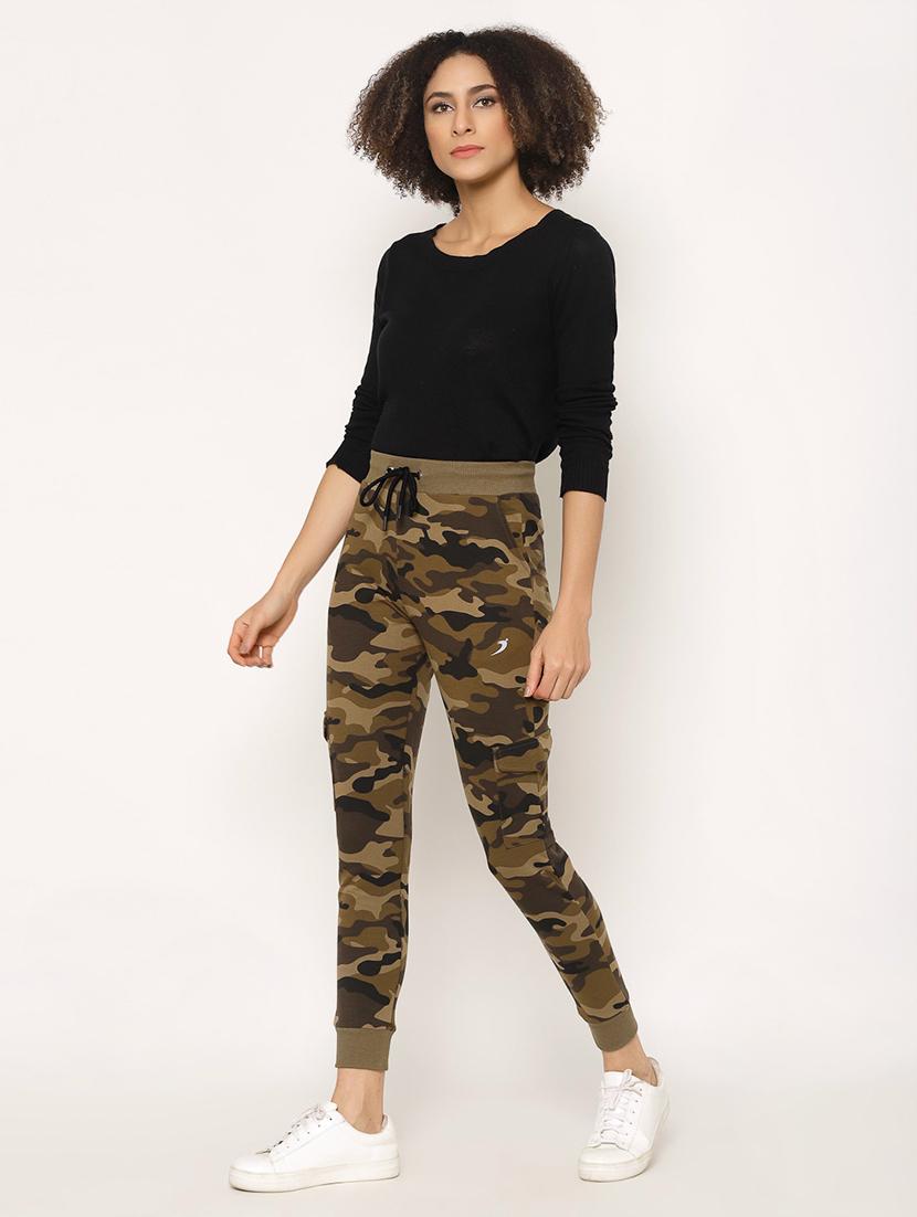 brown cotton track pants - 17488092 - Zoom Image - 4