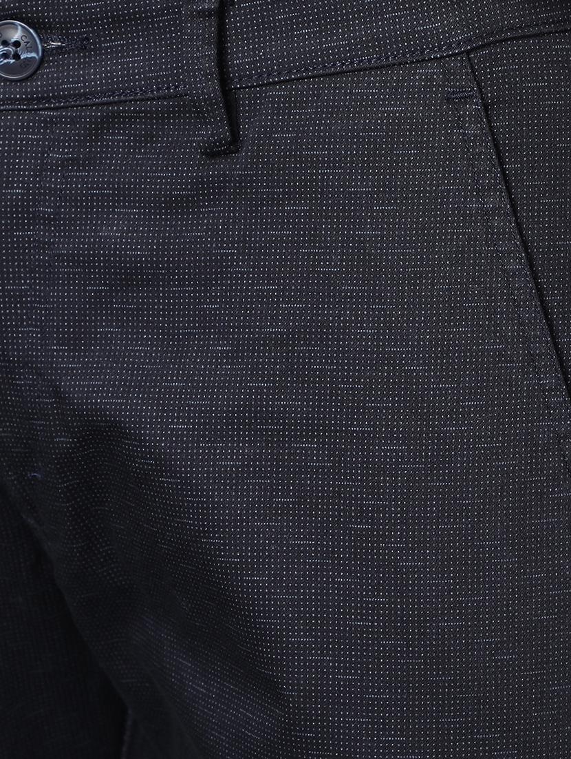 black self design casual trouser - 17488106 - Zoom Image - 5