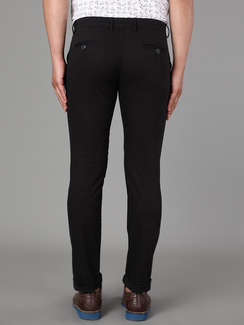 black solid chinos - 17488107 - Zoom Image - 3