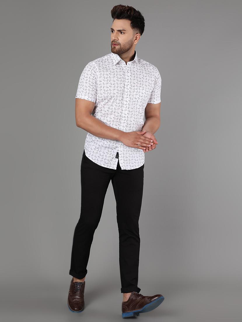 black solid chinos - 17488107 - Zoom Image - 4
