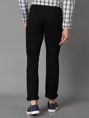 black solid chinos - 17488112 - Standard Image - 3