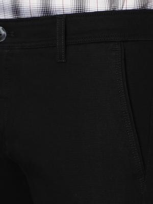 black solid chinos - 17488112 - Standard Image - 5