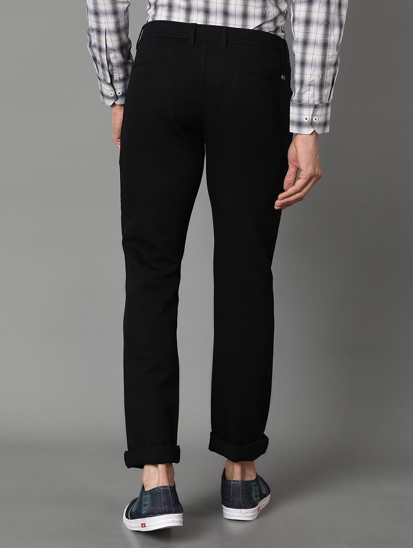 black solid chinos - 17488112 - Zoom Image - 3