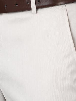 grey textured flat front formal trouser - 17488116 - Standard Image - 5