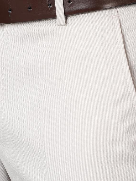 grey textured flat front formal trouser - 17488116 - Zoom Image - 5