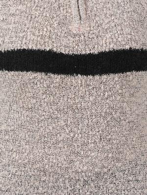 stand collar contrast detail pullover - 17488124 - Standard Image - 5