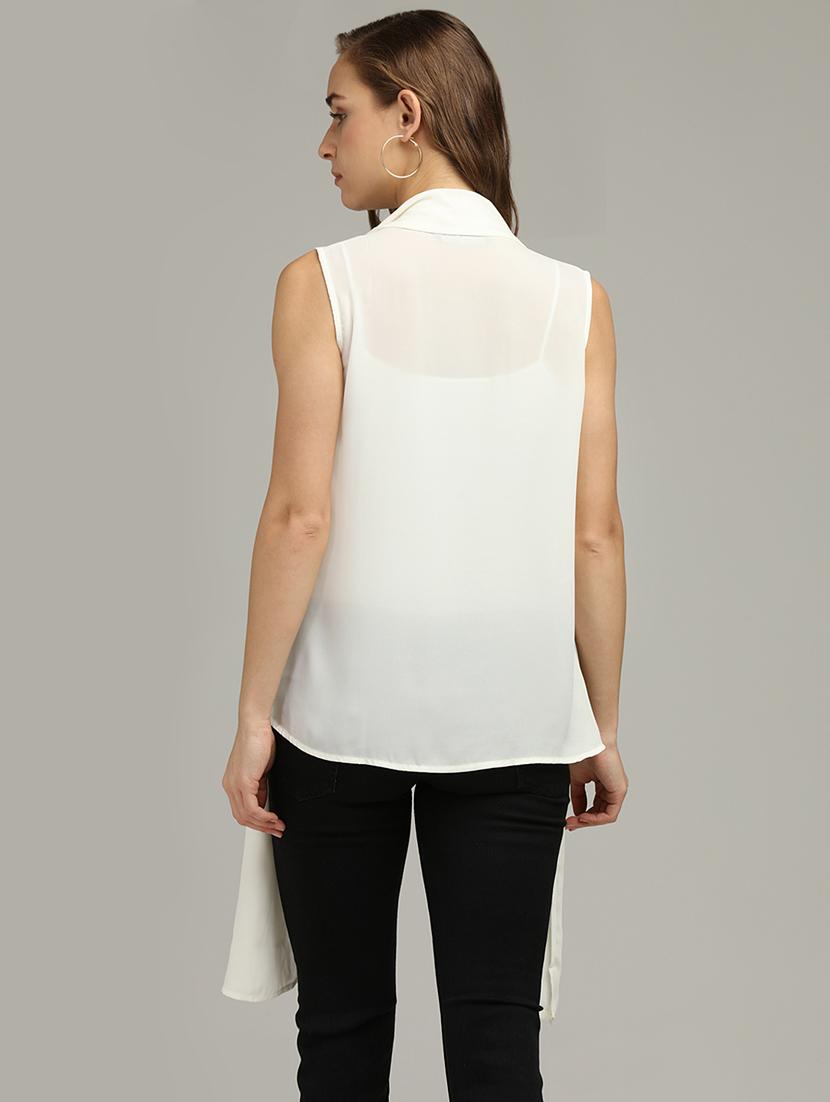 embellished neck line solid top - 17488539 - Zoom Image - 3