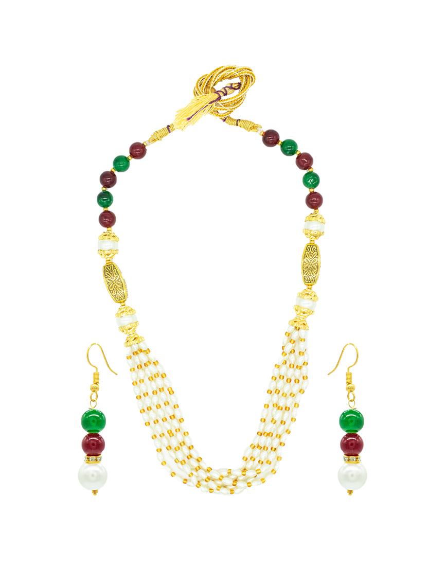 multi colored brass choker necklace - 17488845 - Zoom Image - 2