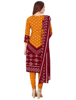 multi colored synthetic suit combos unstitched - 17489033 - Standard Image - 3