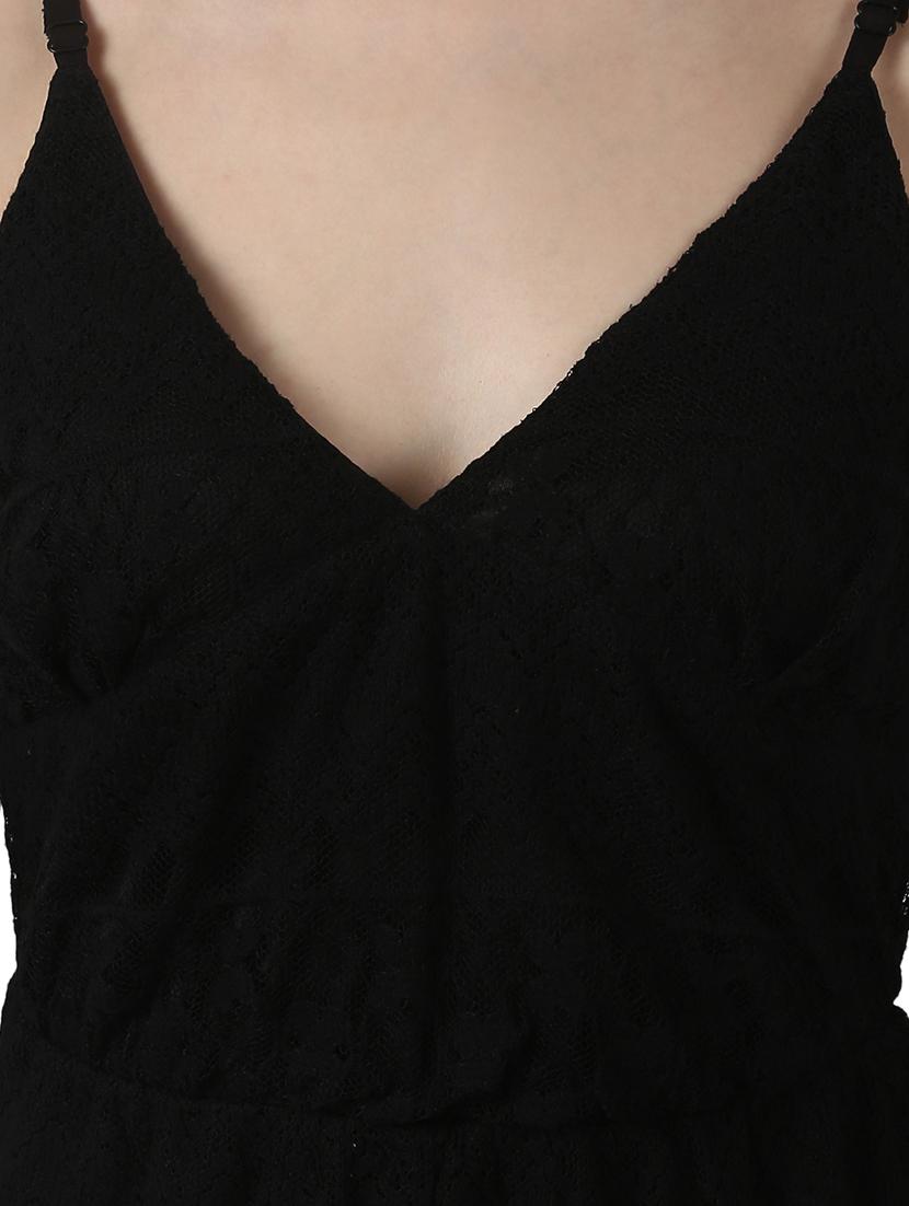 cami neck solid romper - 17489610 - Zoom Image - 5