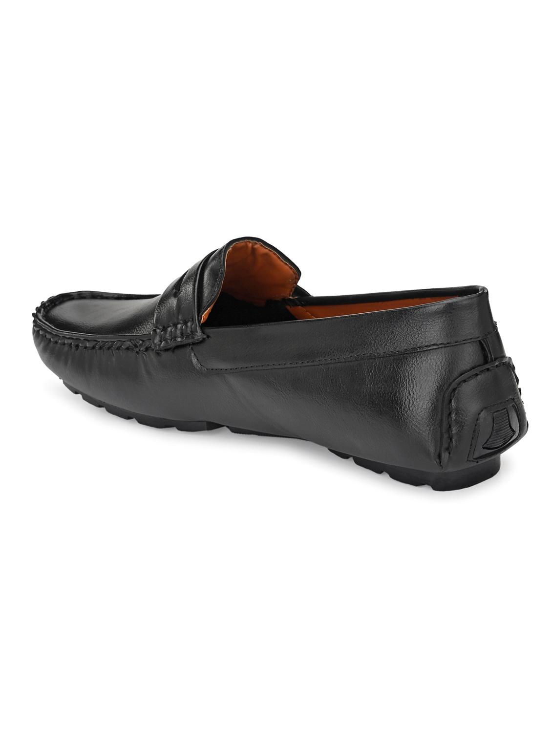 black patent leather slip on loafers - 17490291 - Zoom Image - 3