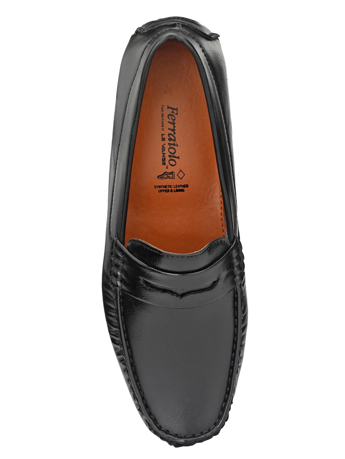 black patent leather slip on loafers - 17490291 - Zoom Image - 4
