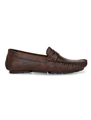 brown patent leather slip on loafers - 17490292 - Standard Image - 2