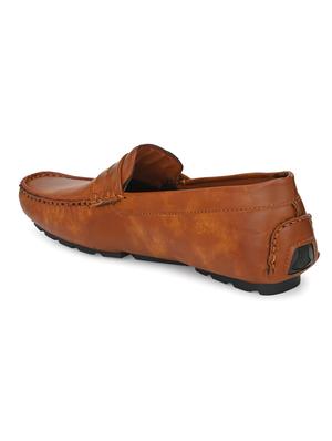 tan patent leather slip on loafers - 17490293 - Standard Image - 3