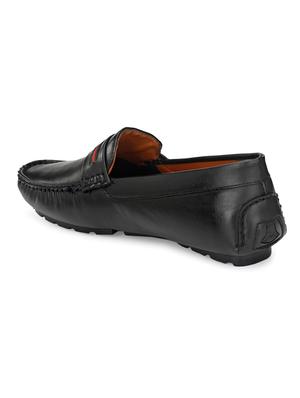 black patent leather slip on loafers - 17490294 - Standard Image - 3