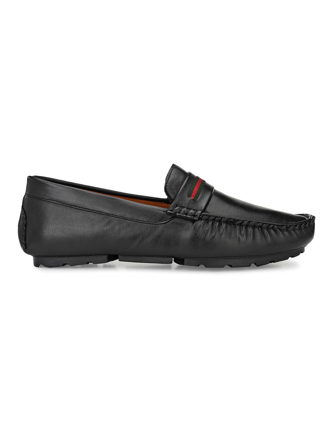 black patent leather slip on loafers - 17490294 - Zoom Image - 2