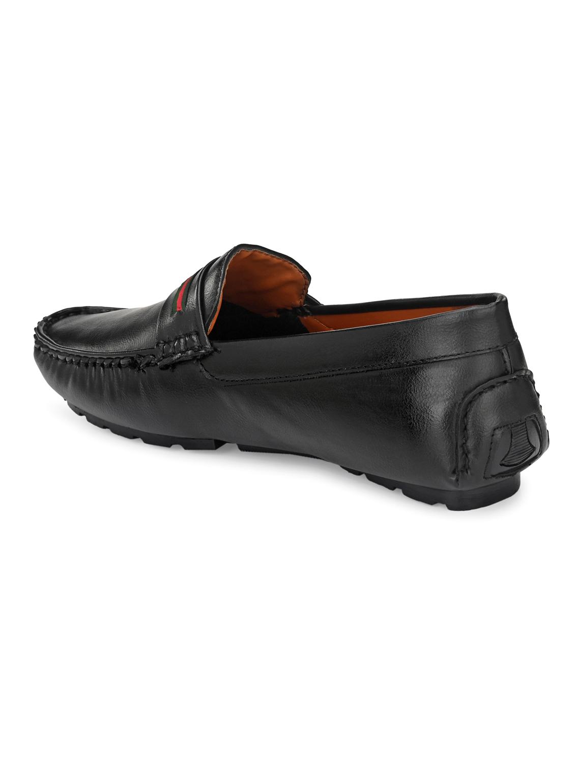 black patent leather slip on loafers - 17490294 - Zoom Image - 3