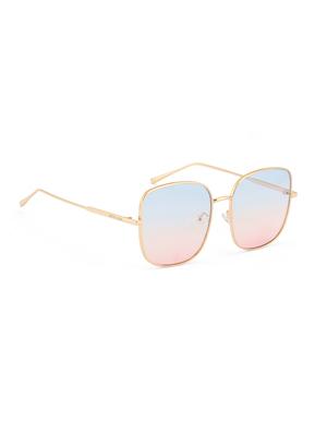 royal son women oversized square sunglasses blue lens (large) - 17490305 - Standard Image - 2