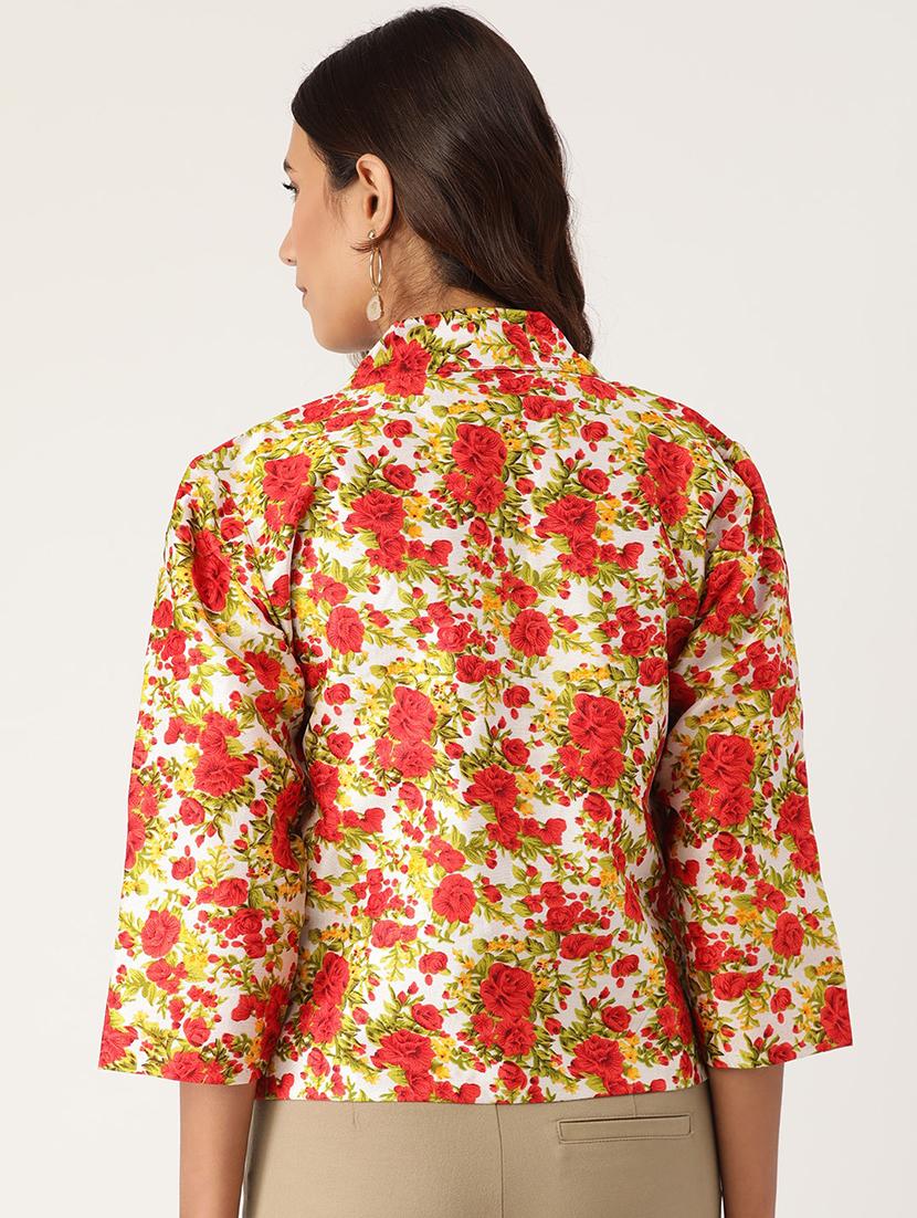 hook closure floral blazer - 17490460 - Zoom Image - 3