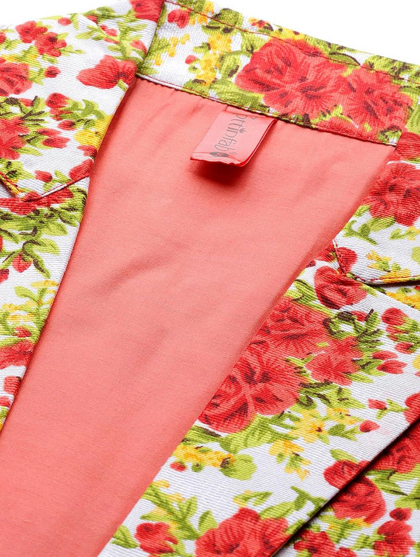 hook closure floral blazer - 17490460 - Zoom Image - 5