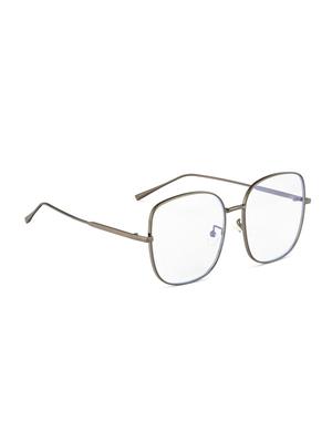 royal son women square blue light block spectacle frames black frame (large) - 17490466 - Standard Image - 2