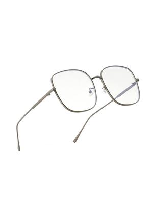 royal son women square blue light block spectacle frames black frame (large) - 17490466 - Standard Image - 3