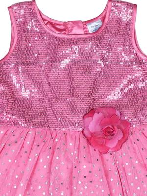 pink net polka dot frock - 17491348 - Standard Image - 3