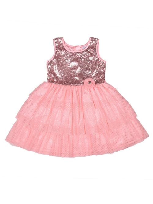pink net frock - 17491350 - Standard Image - 1