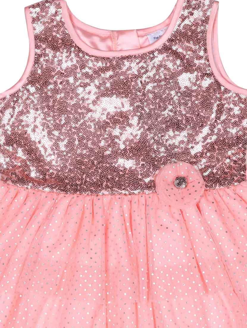 pink net frock - 17491350 - Zoom Image - 3