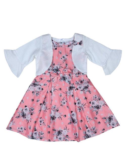 pink polyester frock - 17491442 - Standard Image - 1