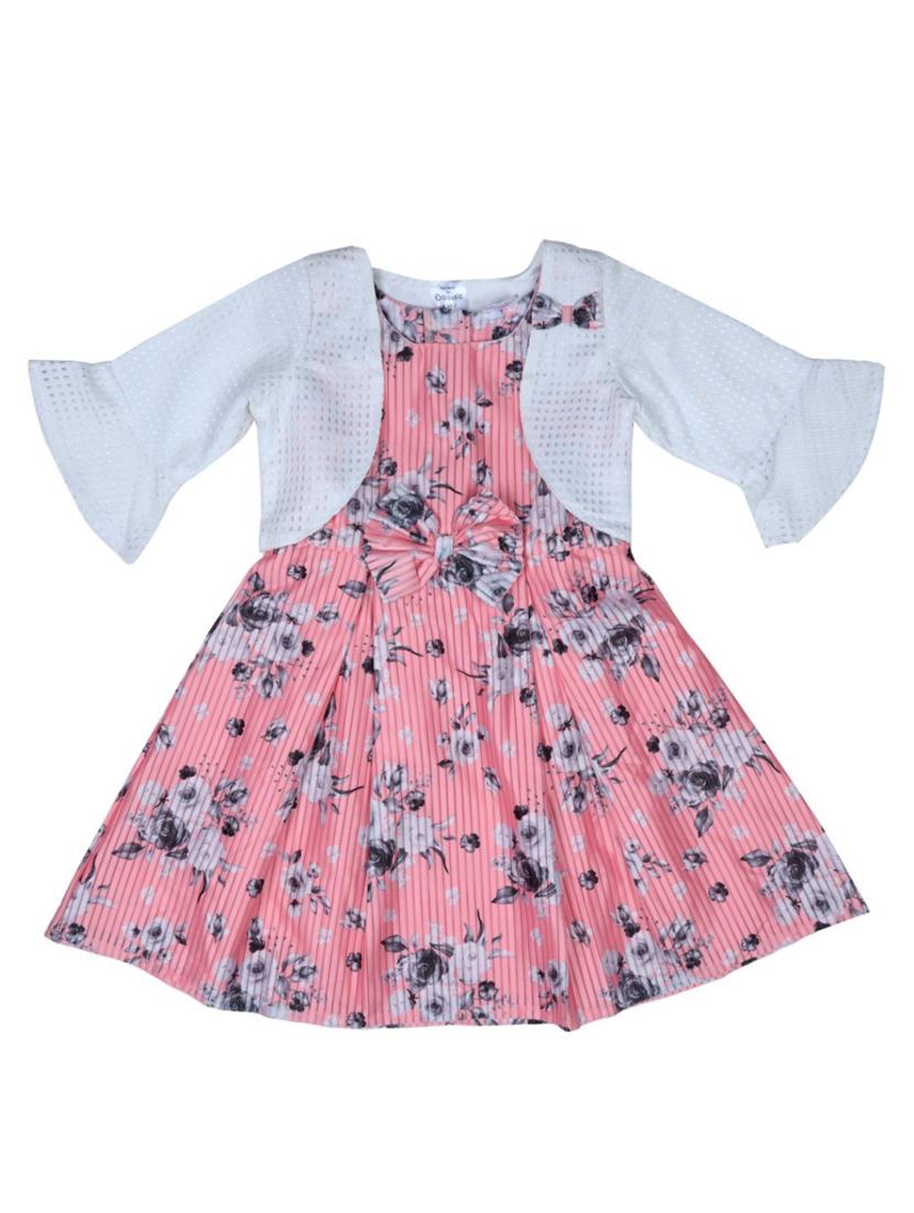 pink polyester frock - 17491442 - Zoom Image - 1