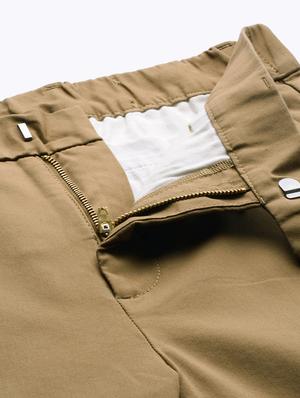 khaki solid chinos - 17492423 - Standard Image - 4