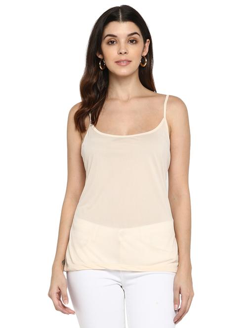 white polyester camisole top - 17492491 - Standard Image - 1