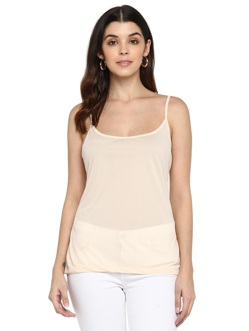 white polyester camisole top - 17492491 - Zoom Image - 1
