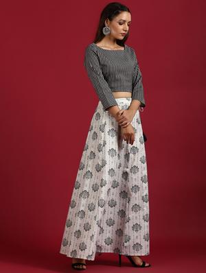 printed skirt top set - 17492534 - Standard Image - 2