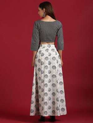 printed skirt top set - 17492534 - Standard Image - 3