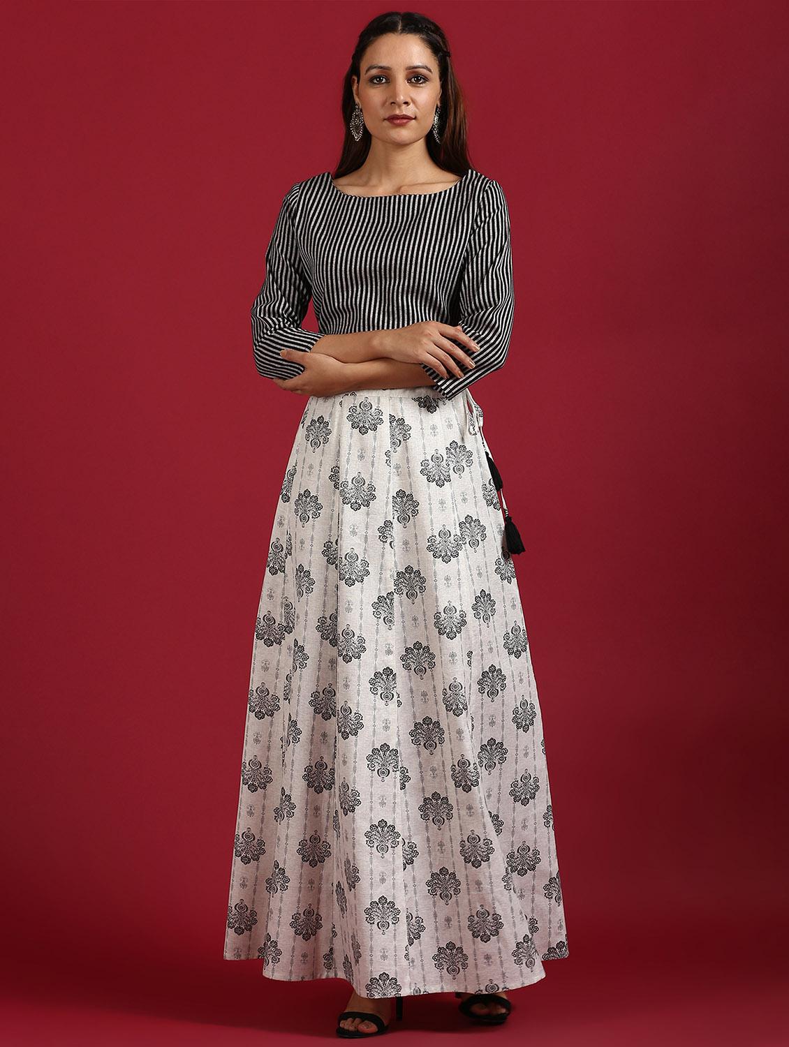 printed skirt top set - 17492534 - Zoom Image - 1