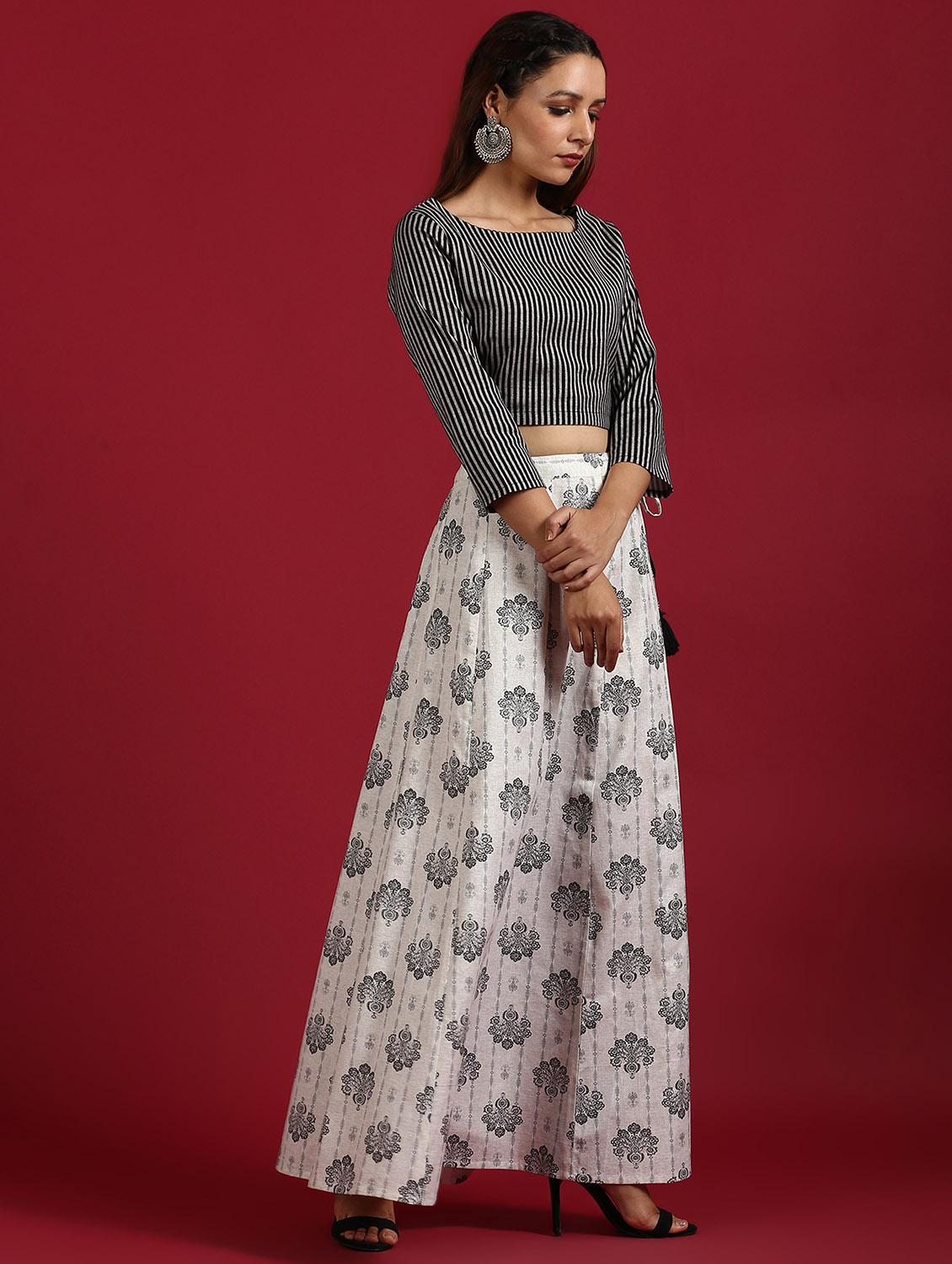 printed skirt top set - 17492534 - Zoom Image - 2