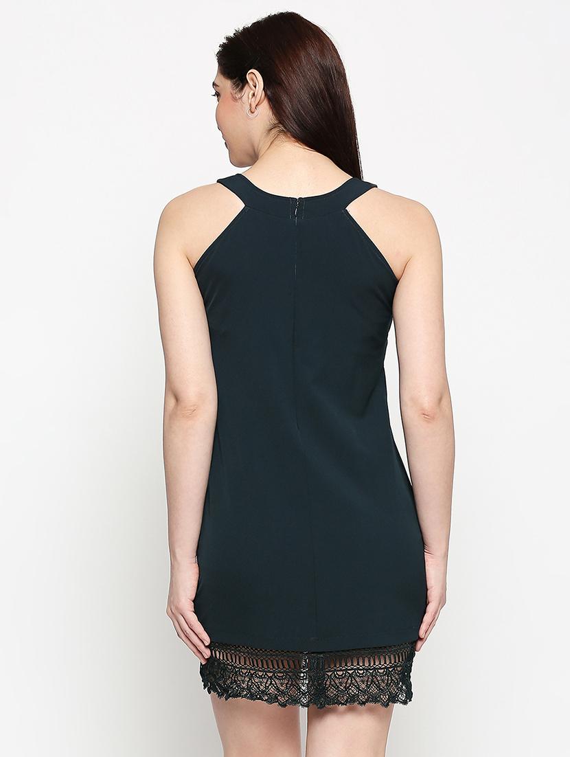 laced hem sheath dress - 17492558 - Zoom Image - 3