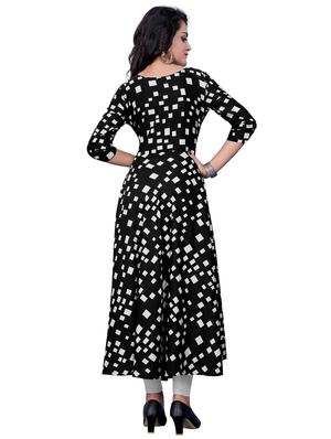 geometric print flared kurta - 17492711 - Standard Image - 3
