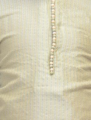 green cotton blend kurta sets - 17492854 - Standard Image - 4