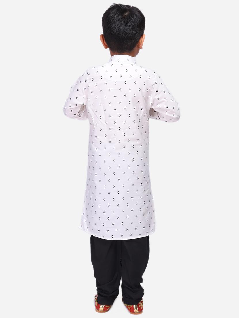 white linen@cotton linen kurta sets - 17492855 - Zoom Image - 3