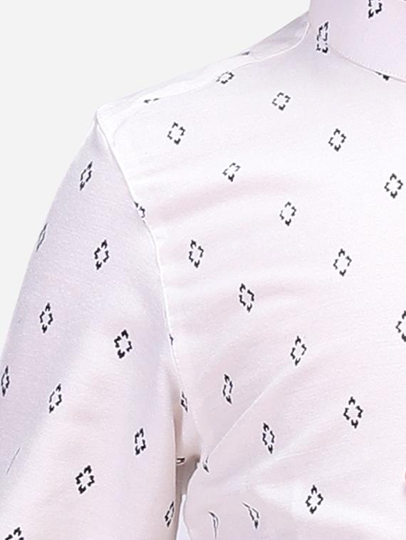 white linen@cotton linen kurta sets - 17492855 - Zoom Image - 4