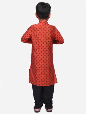 red linen@cotton linen kurta sets - 17492859 - Standard Image - 3