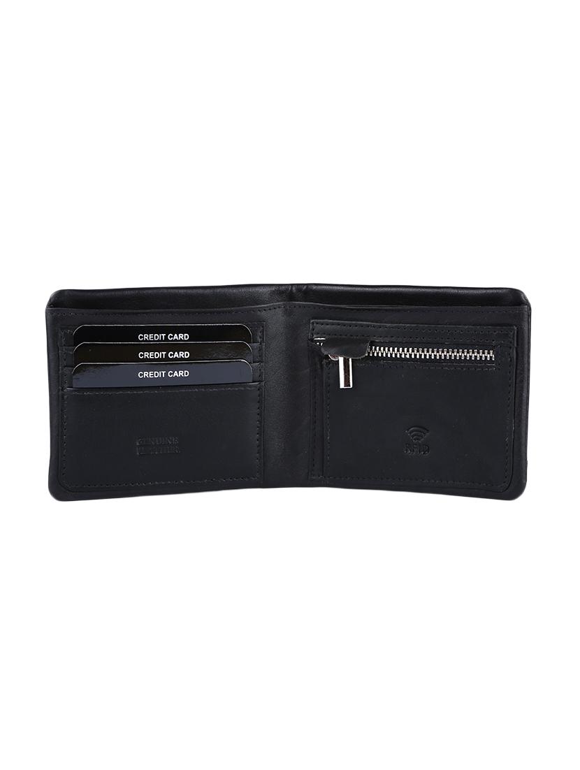 black leather wallet - 17492975 - Zoom Image - 3