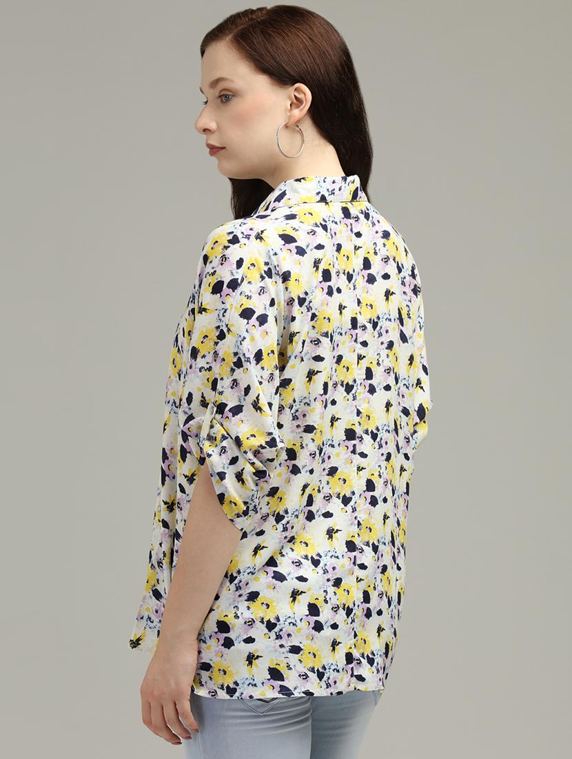 floral relaxed shirt - 17493201 - Zoom Image - 3