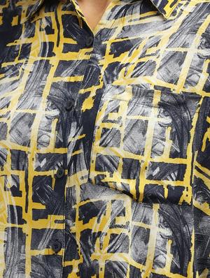checkered high low shirt - 17493209 - Standard Image - 5