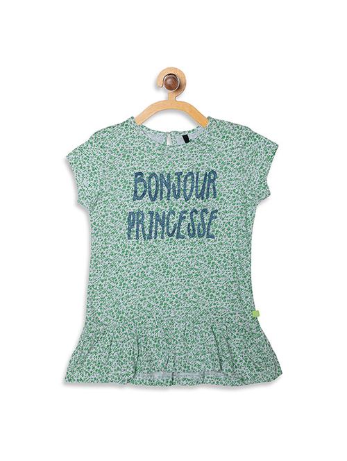 green cotton regular tee - 17493326 - Standard Image - 1