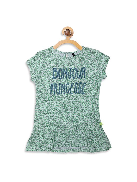 green cotton regular tee - 17493326 - Zoom Image - 1